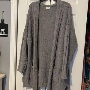 Blueish grey cardigan
